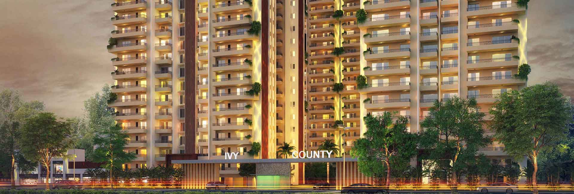 Ivy County Noida banner